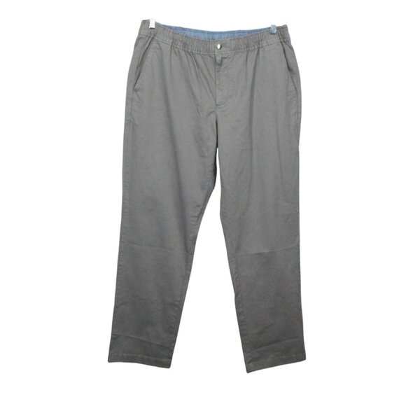 LL Bean Lakewashed Stretch Khakis Comfort Waist Standard Fit Straight Leg L 32" - Picture 1 of 10